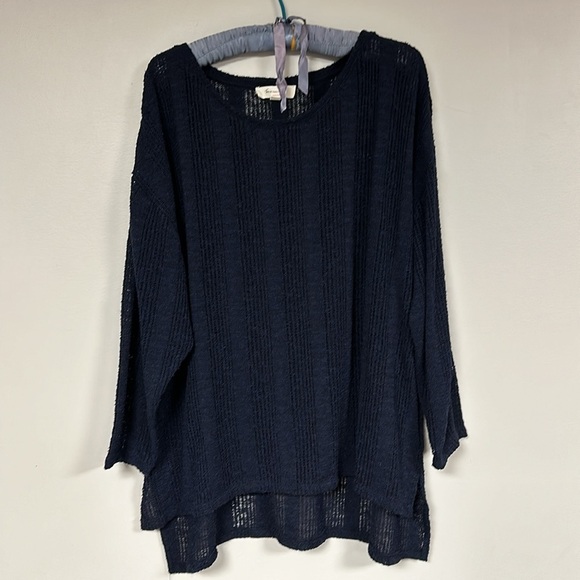 Two by Vince Camuto Navy  light weight sweater, 2X - Picture 1 of 9